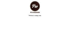 Desktop Screenshot of petowoodwork.com